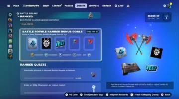 طريقة الحصول على فأس Seven Axe مجانًا عبر مهام Ranked في Fortnite